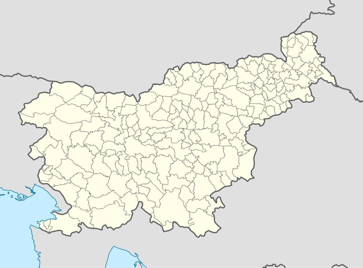 Սլովենիա գտնվելու վայրը քարտեզի վրա 