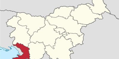 Քարտեզ карста Սլովենիայի