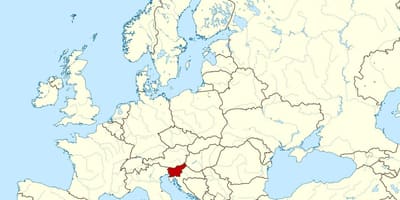 Որտեղից Սլովենիայի աշխարհի քարտեզի վրա